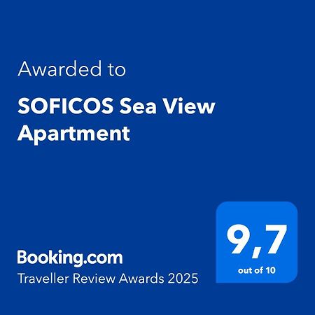 Soficos Sea View Apartment Нафпактос Экстерьер фото